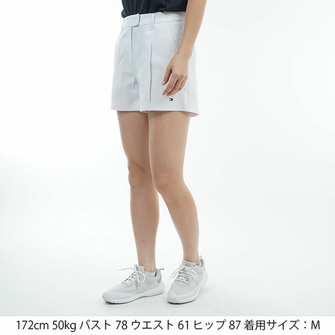 トミー ヒルフィガー ゴルフ Tommy Hilfiger Golf レディース レディース フロントタックツイル ショートパンツ THLA519 詳細15