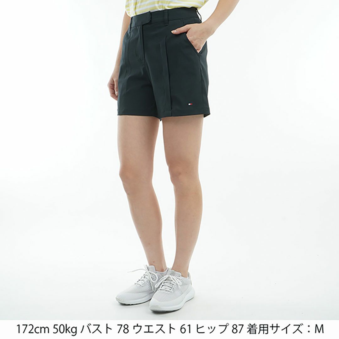 トミー ヒルフィガー ゴルフ Tommy Hilfiger Golf レディース レディース フロントタックツイル ショートパンツ THLA519 詳細17