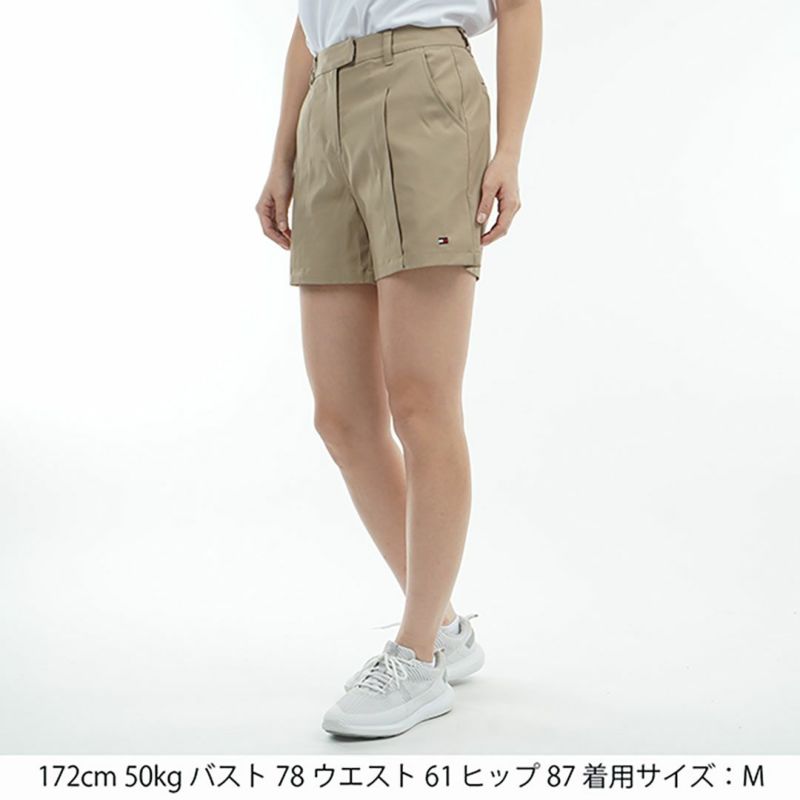 トミー ヒルフィガー ゴルフ Tommy Hilfiger Golf レディース レディース フロントタックツイル ショートパンツ THLA519 詳細19