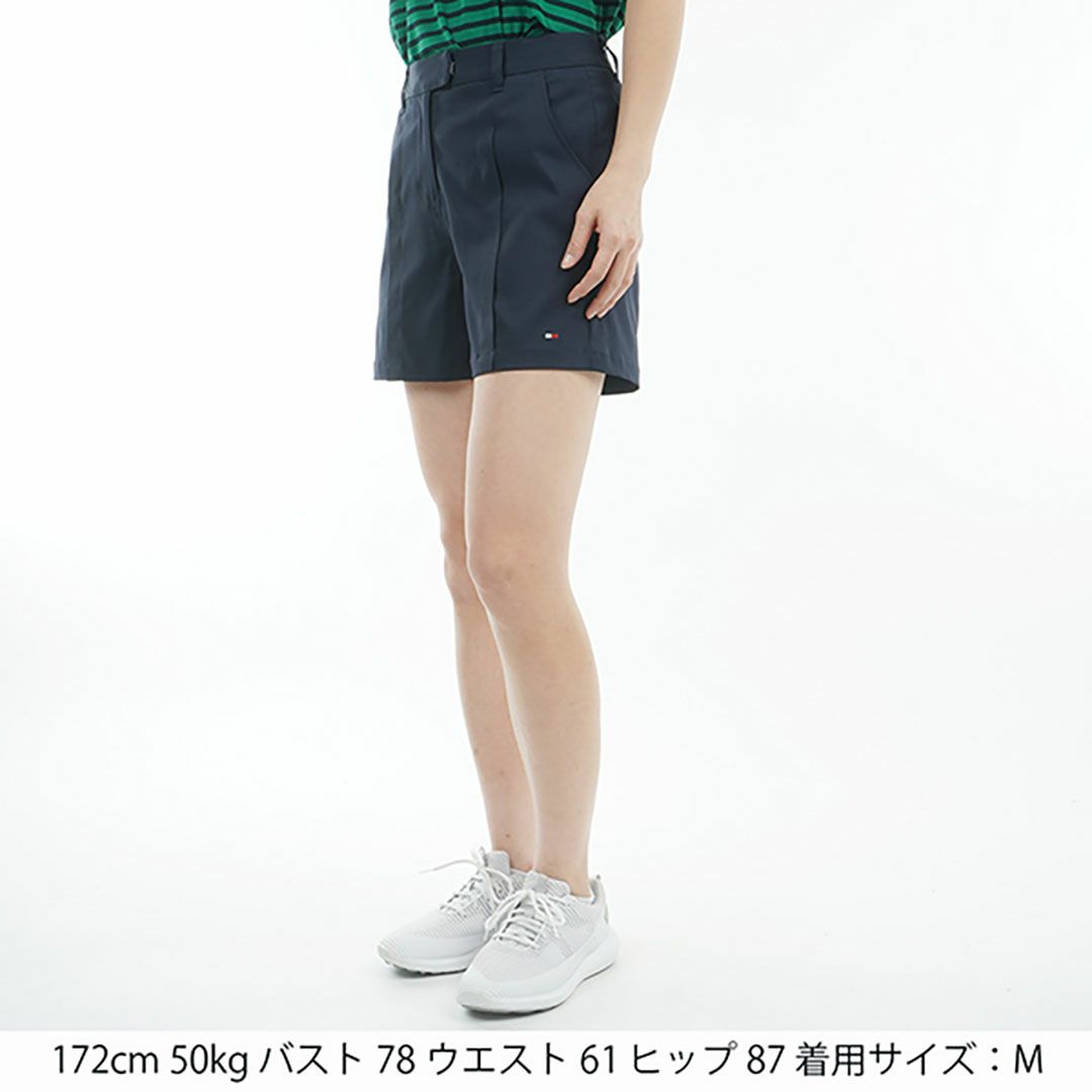 トミー ヒルフィガー ゴルフ Tommy Hilfiger Golf レディース レディース フロントタックツイル ショートパンツ THLA519 詳細21