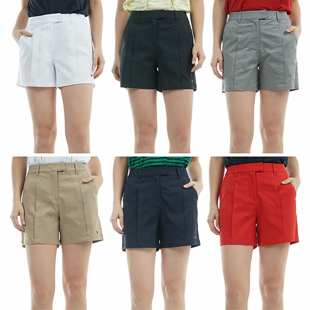トミー ヒルフィガー ゴルフ Tommy Hilfiger Golf レディース レディース フロントタックツイル ショートパンツ THLA519 詳細25