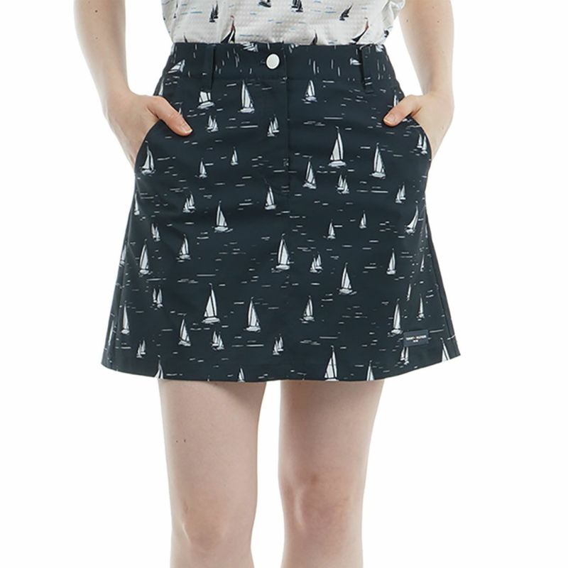 トミー ヒルフィガー ゴルフ Tommy Hilfiger Golf レディース レディース ヨットプリント スカート THLA521 詳細2