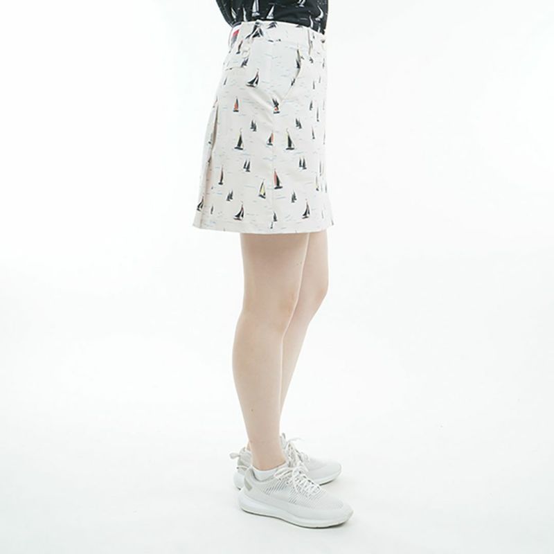 トミー ヒルフィガー ゴルフ Tommy Hilfiger Golf レディース レディース ヨットプリント スカート THLA521 詳細6
