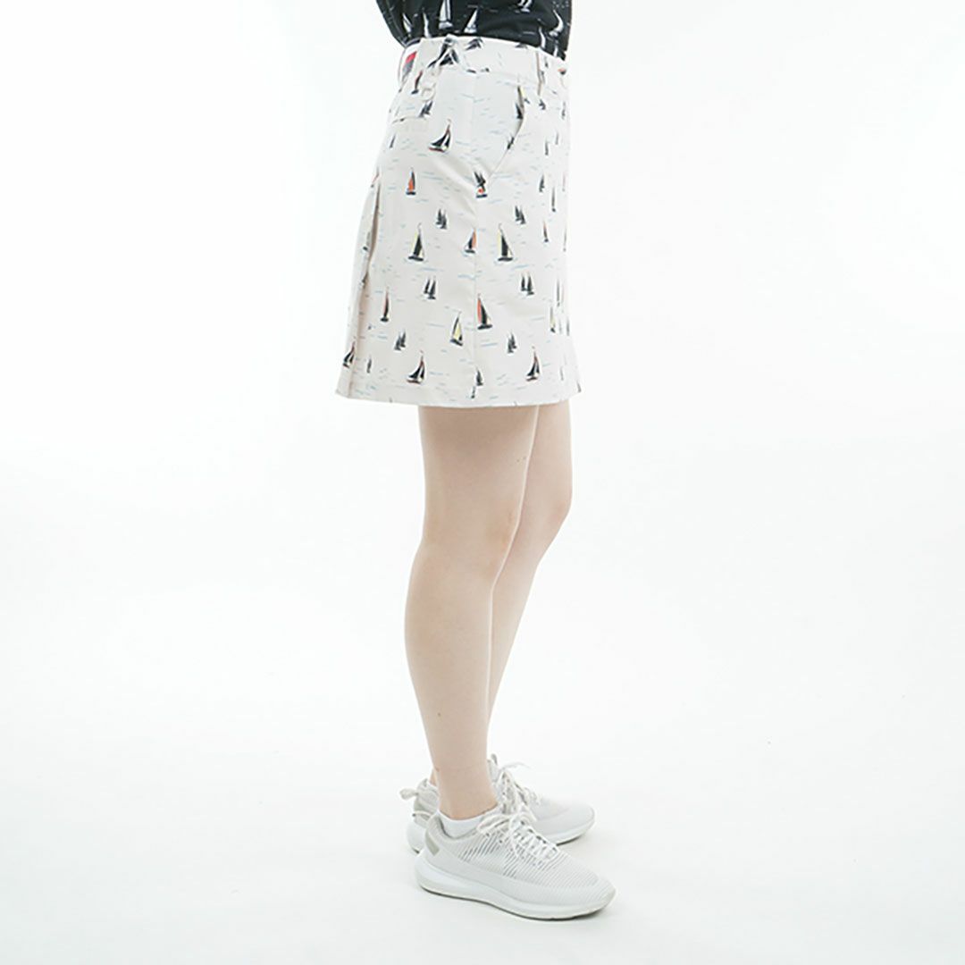 トミー ヒルフィガー ゴルフ Tommy Hilfiger Golf レディース レディース ヨットプリント スカート THLA521 詳細6