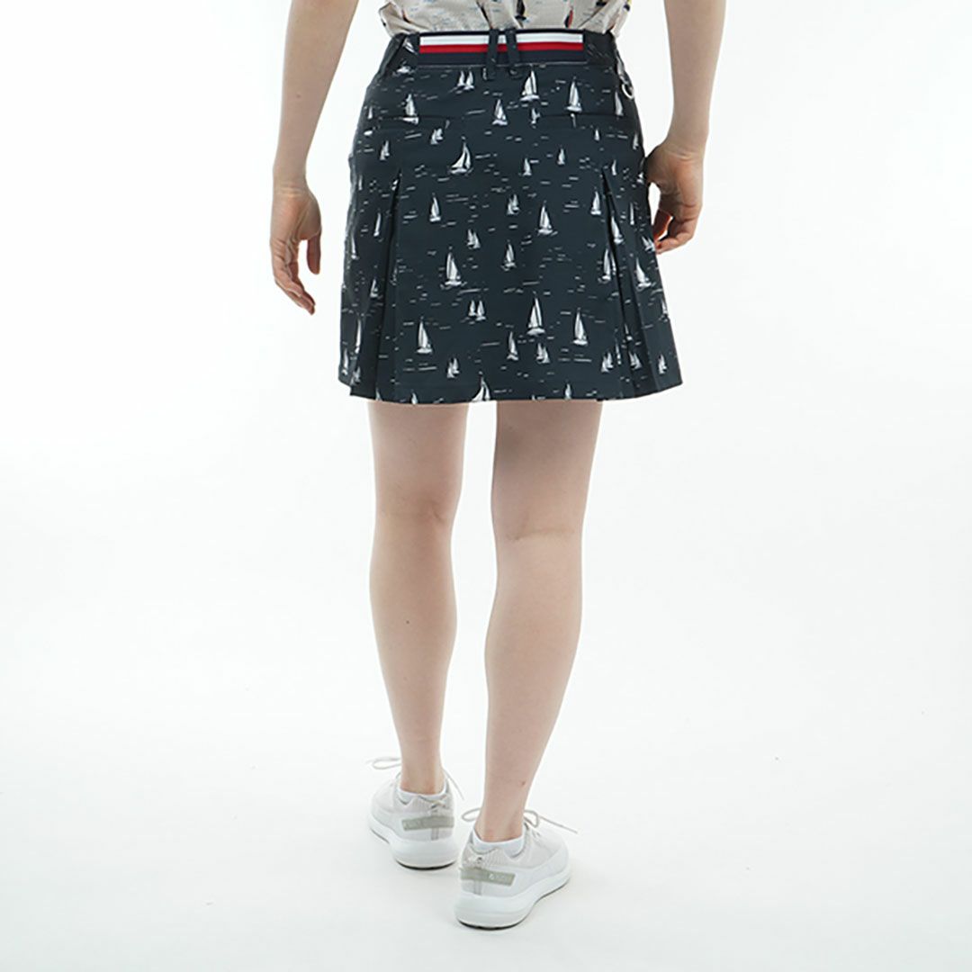 トミー ヒルフィガー ゴルフ Tommy Hilfiger Golf レディース レディース ヨットプリント スカート THLA521 詳細12