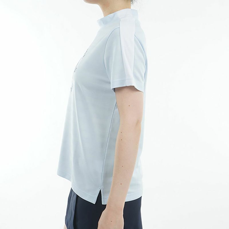 トミー ヒルフィガー ゴルフ Tommy Hilfiger Golf レディース レディース サークルロゴ 半袖モックネックシャツ THLA522 詳細6