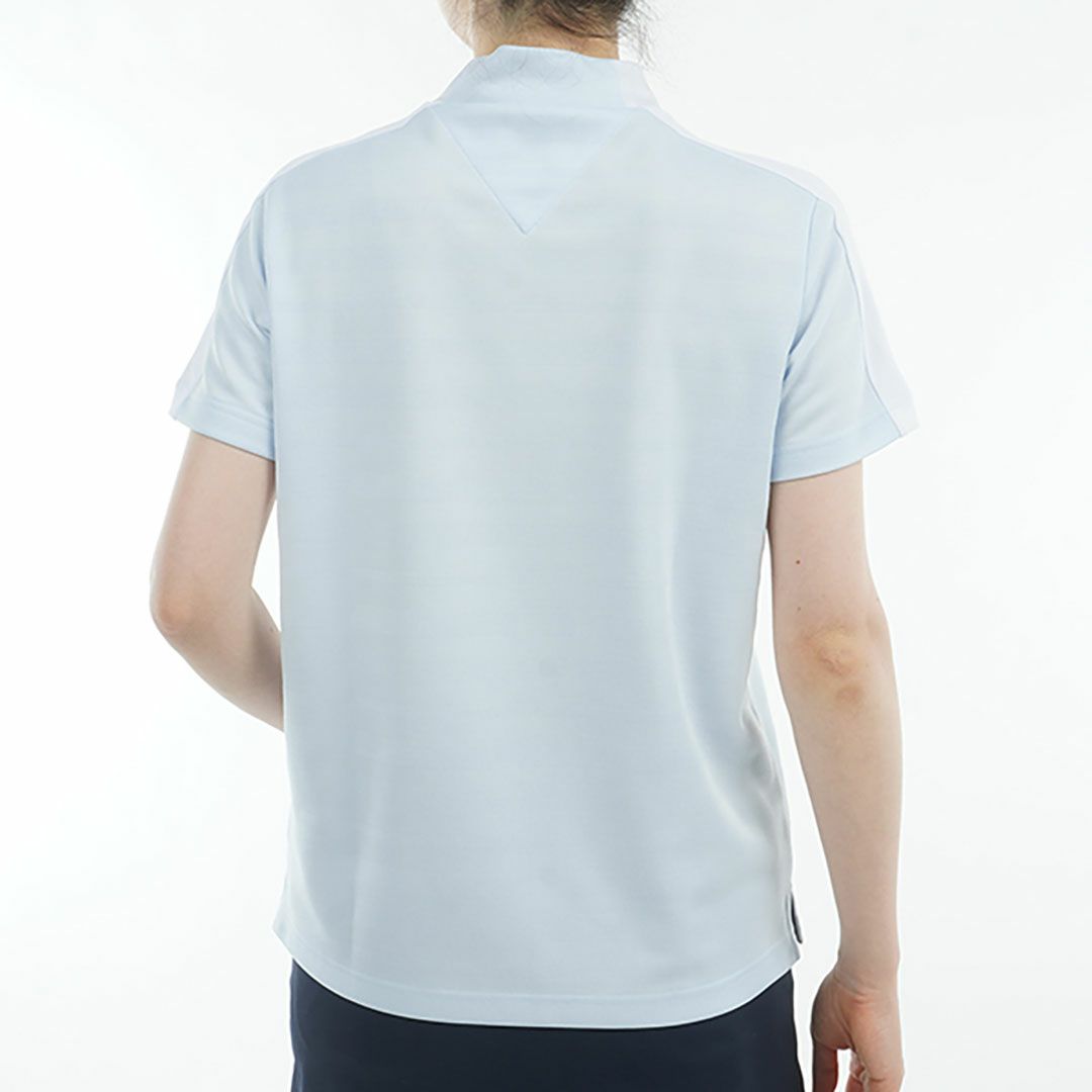 トミー ヒルフィガー ゴルフ Tommy Hilfiger Golf レディース レディース サークルロゴ 半袖モックネックシャツ THLA522 詳細7