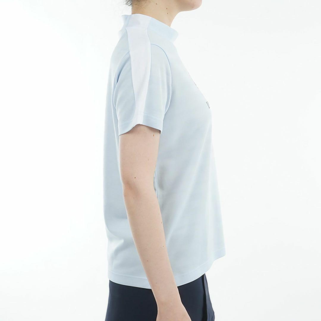 トミー ヒルフィガー ゴルフ Tommy Hilfiger Golf レディース レディース サークルロゴ 半袖モックネックシャツ THLA522 詳細8