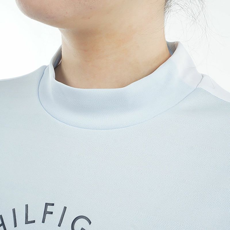 トミー ヒルフィガー ゴルフ Tommy Hilfiger Golf レディース レディース サークルロゴ 半袖モックネックシャツ THLA522 詳細10