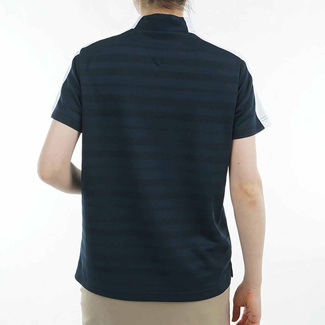 トミー ヒルフィガー ゴルフ Tommy Hilfiger Golf レディース レディース サークルロゴ 半袖モックネックシャツ THLA522 詳細15