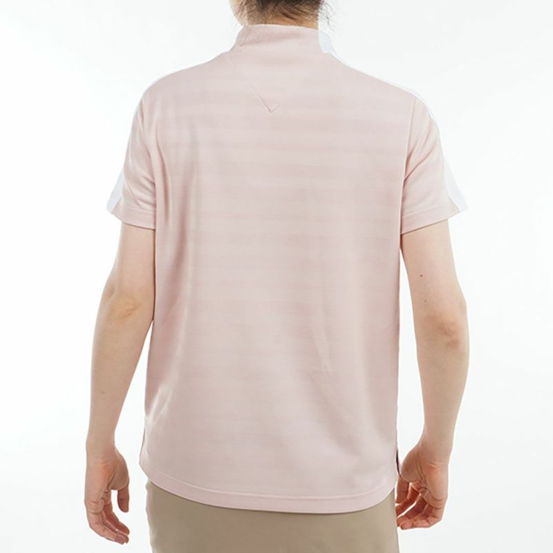 トミー ヒルフィガー ゴルフ Tommy Hilfiger Golf レディース レディース サークルロゴ 半袖モックネックシャツ THLA522 詳細17