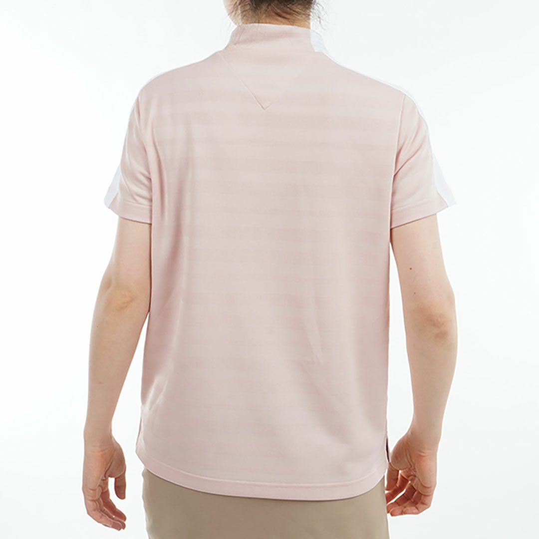 トミー ヒルフィガー ゴルフ Tommy Hilfiger Golf レディース レディース サークルロゴ 半袖モックネックシャツ THLA522 詳細17