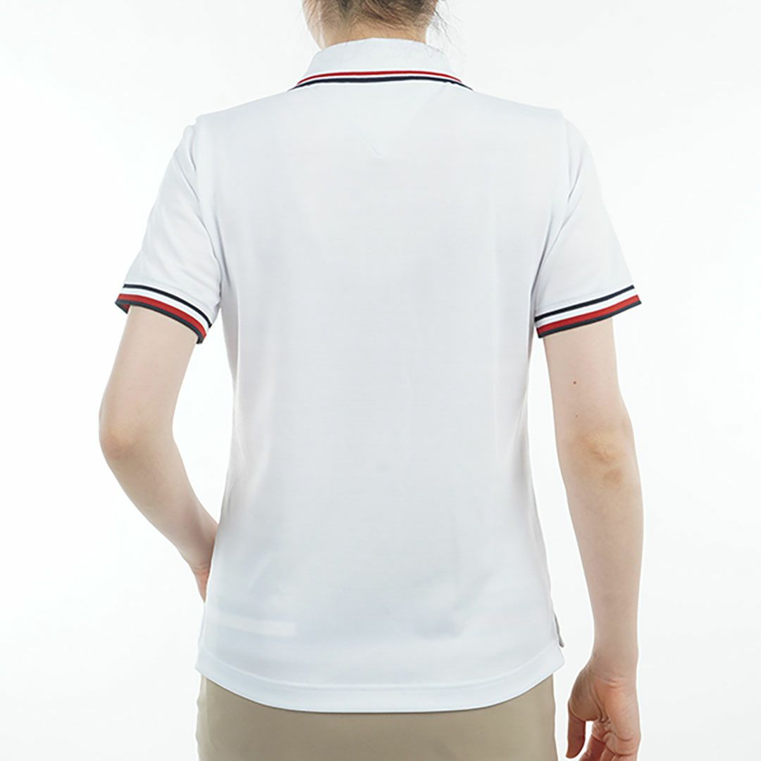トミー ヒルフィガー ゴルフ Tommy Hilfiger Golf レディース レディース サークルロゴ ワンポイント半袖ポロシャツ THLA523 詳細14
