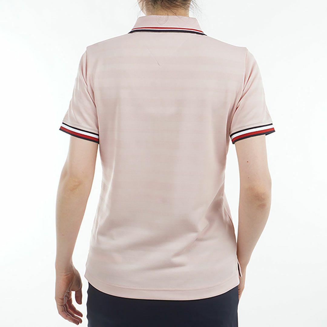 トミー ヒルフィガー ゴルフ Tommy Hilfiger Golf レディース レディース サークルロゴ ワンポイント半袖ポロシャツ THLA523 詳細18
