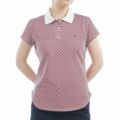 トミー ヒルフィガー ゴルフ Tommy Hilfiger Golf レディース レディース ストライプ キャップスリーブポロシャツ THLA524 詳細1