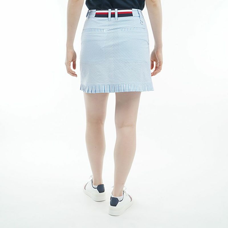 トミー ヒルフィガー ゴルフ Tommy Hilfiger Golf レディース レディース ストライプ ミニフリルスカート THLA525 詳細14