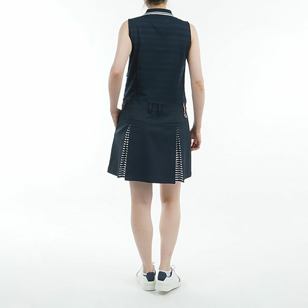 トミー ヒルフィガー ゴルフ Tommy Hilfiger Golf レディース レディース ノースリーブ コンビシャツワンピース THLA526 詳細6