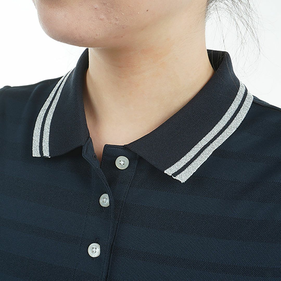 トミー ヒルフィガー ゴルフ Tommy Hilfiger Golf レディース レディース ノースリーブ コンビシャツワンピース THLA526 詳細12