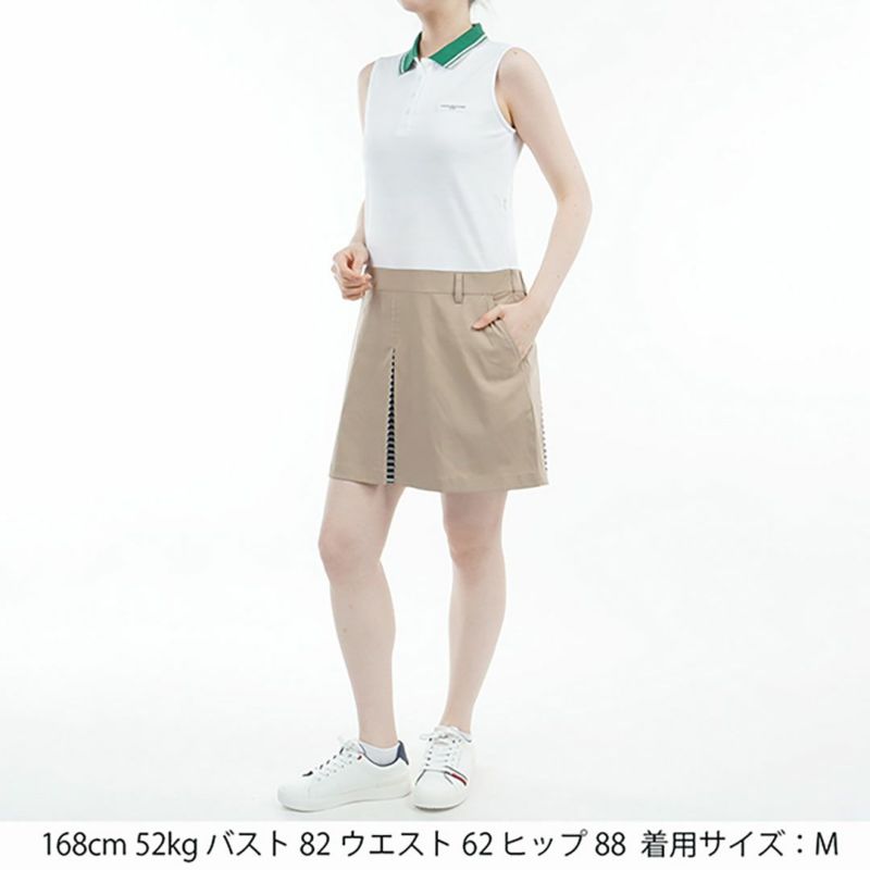 トミー ヒルフィガー ゴルフ Tommy Hilfiger Golf レディース レディース ノースリーブ コンビシャツワンピース THLA526 詳細14