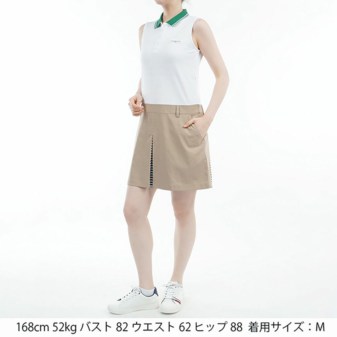 トミー ヒルフィガー ゴルフ Tommy Hilfiger Golf レディース レディース ノースリーブ コンビシャツワンピース THLA526 詳細14