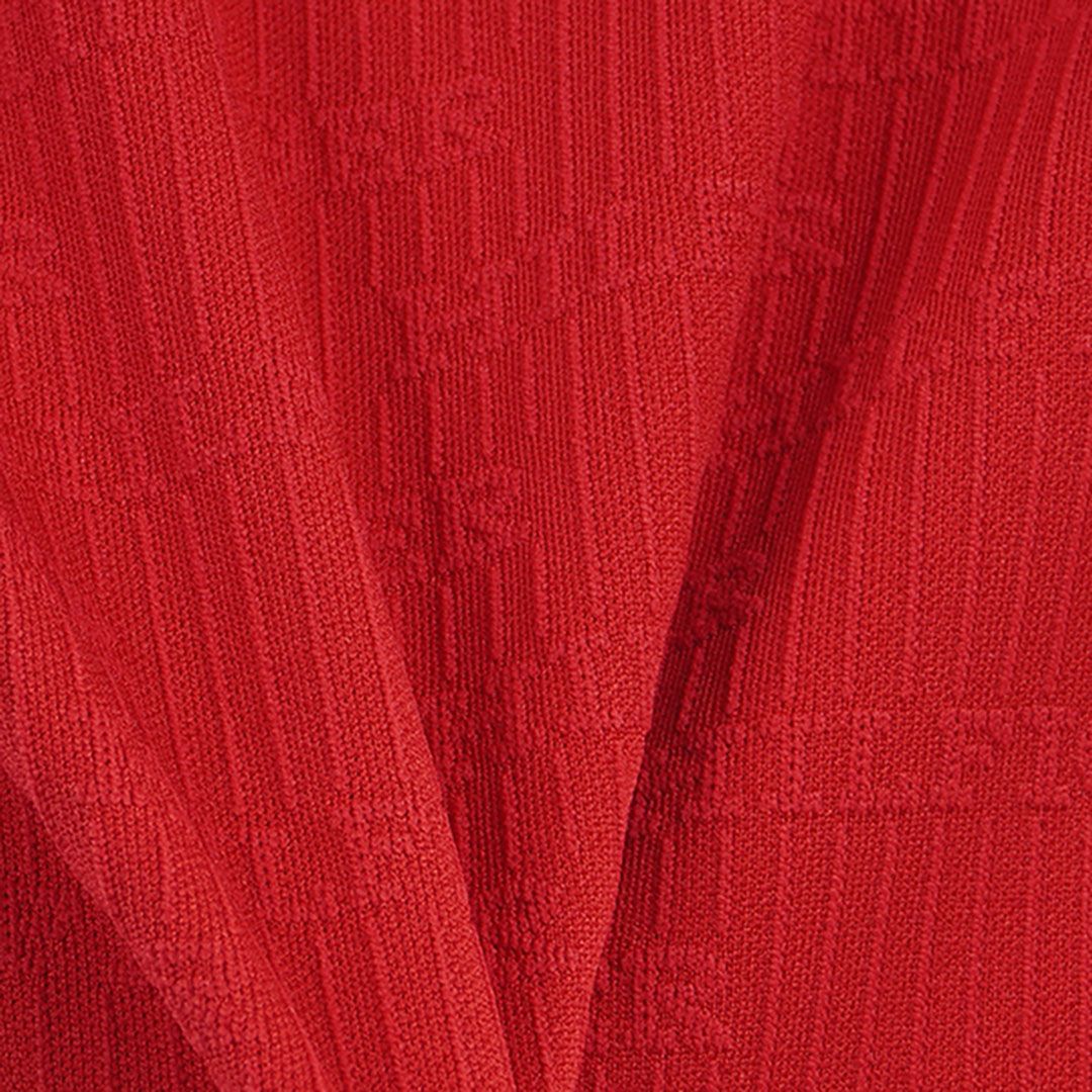 トミー ヒルフィガー ゴルフ Tommy Hilfiger Golf レディース レディース ジャカードリラックス 半袖モックネックシャツ THLA529 詳細12