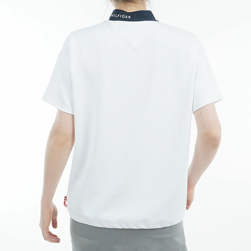 トミー ヒルフィガー ゴルフ Tommy Hilfiger Golf レディース レディース ジャカードリラックス 半袖モックネックシャツ THLA529 詳細14