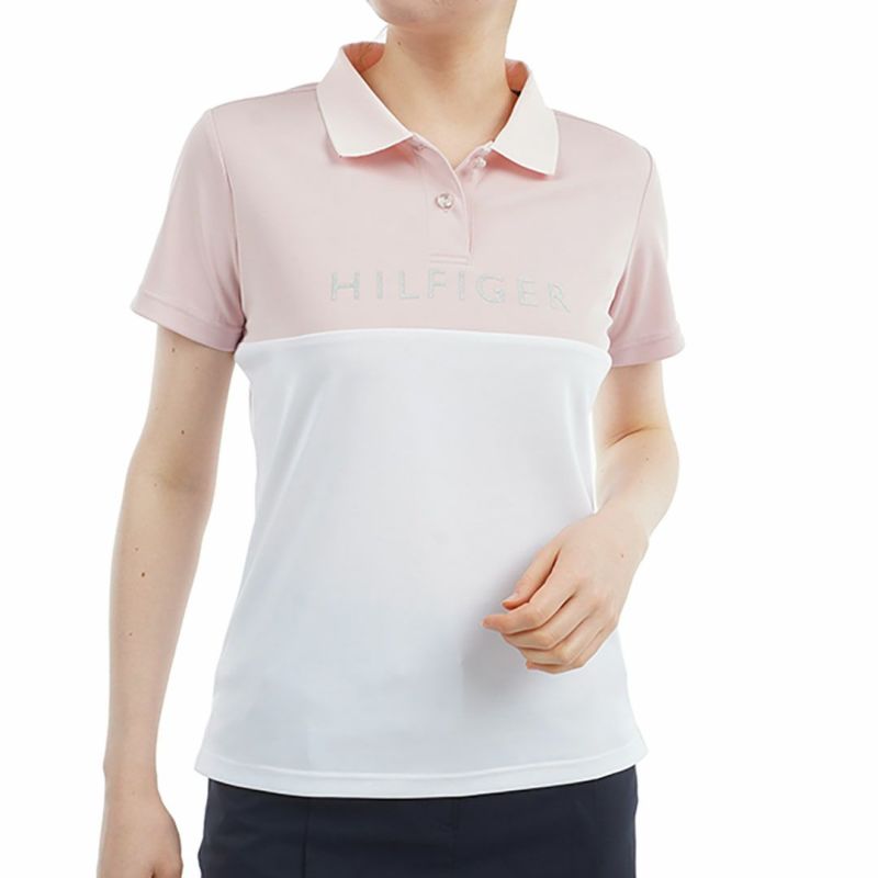 トミー ヒルフィガー ゴルフ Tommy Hilfiger Golf レディース レディース コントラストカラー 半袖ロゴポロシャツ THLA530 詳細3