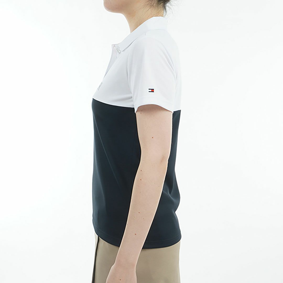 トミー ヒルフィガー ゴルフ Tommy Hilfiger Golf レディース レディース コントラストカラー 半袖ロゴポロシャツ THLA530 詳細6