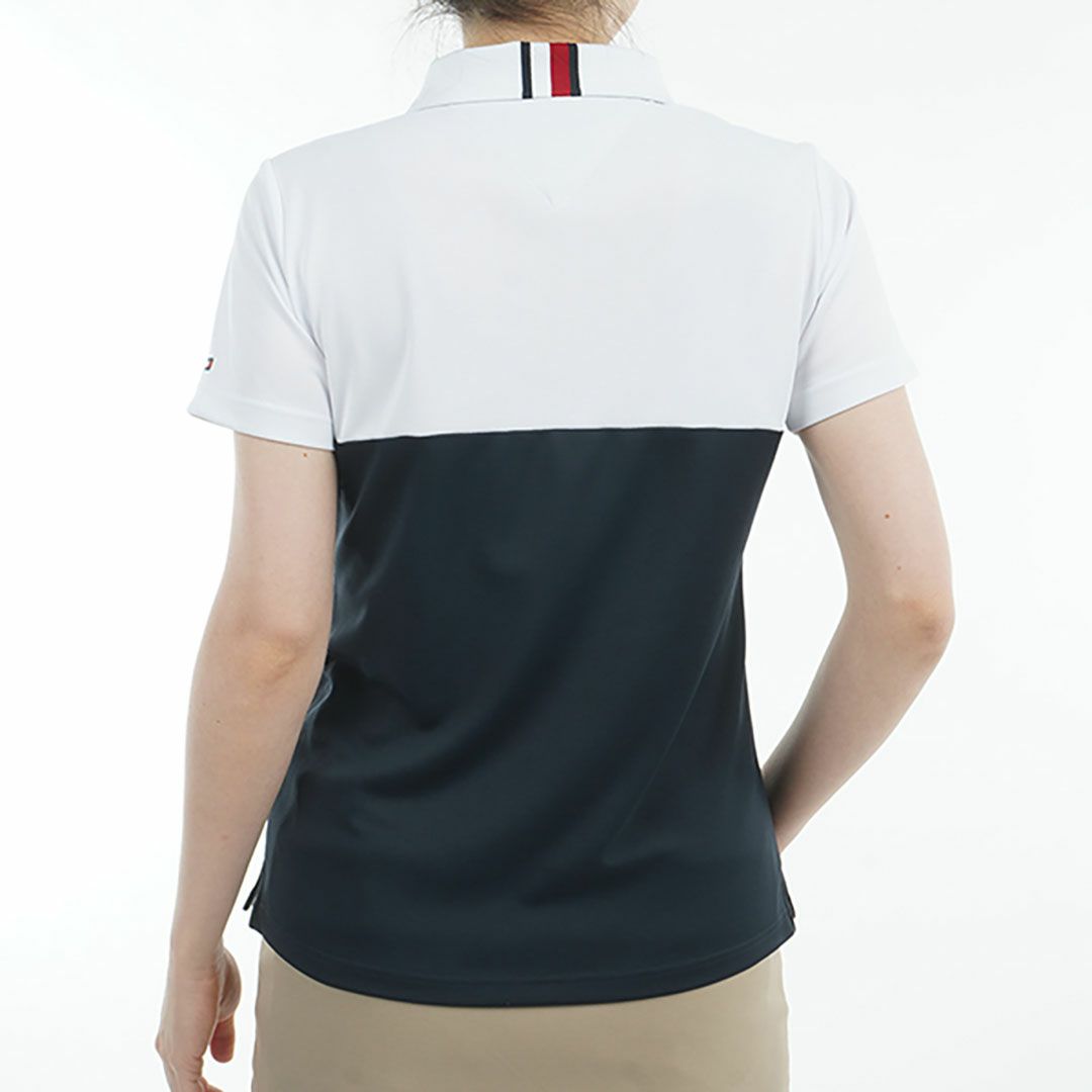 トミー ヒルフィガー ゴルフ Tommy Hilfiger Golf レディース レディース コントラストカラー 半袖ロゴポロシャツ THLA530 詳細7