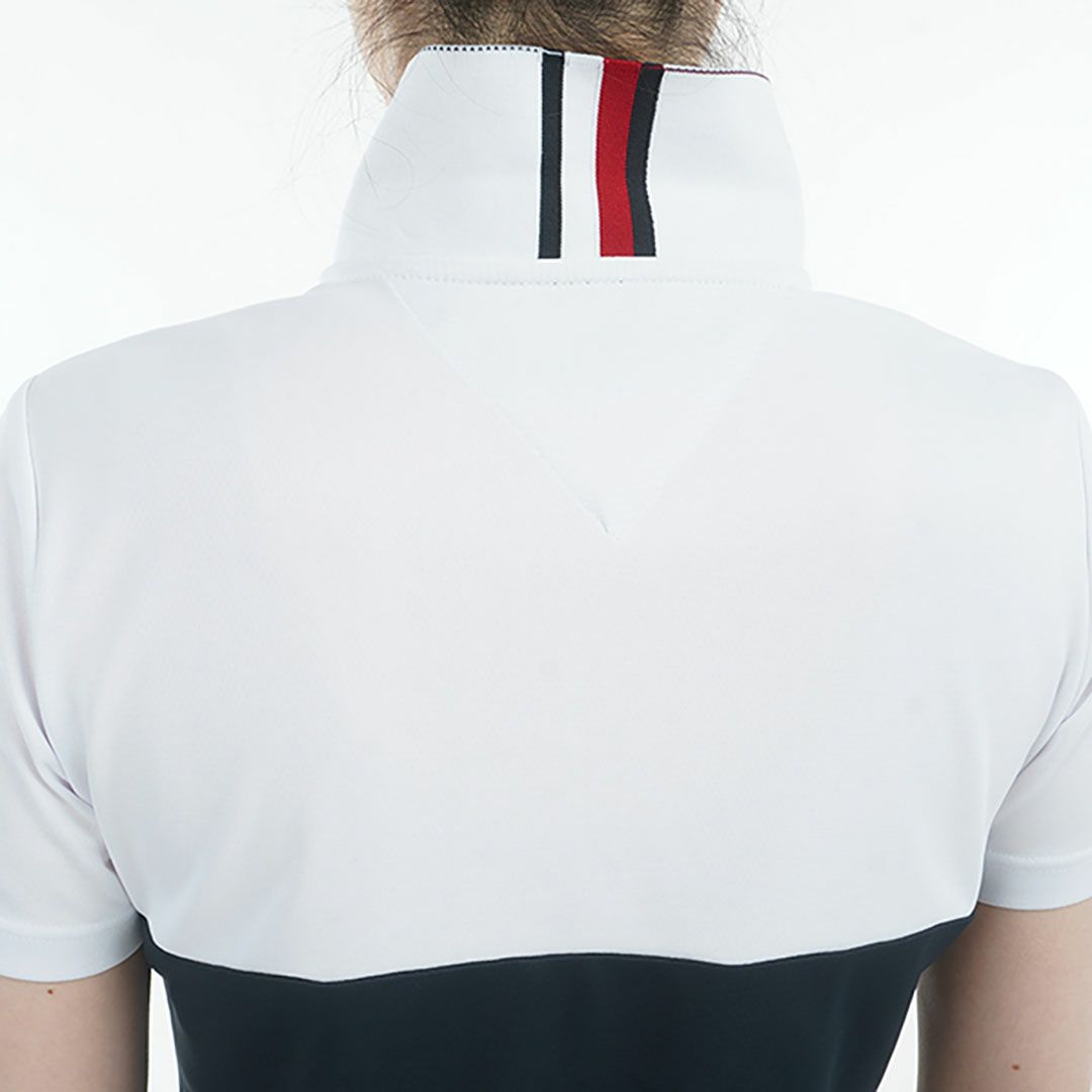 トミー ヒルフィガー ゴルフ Tommy Hilfiger Golf レディース レディース コントラストカラー 半袖ロゴポロシャツ THLA530 詳細10