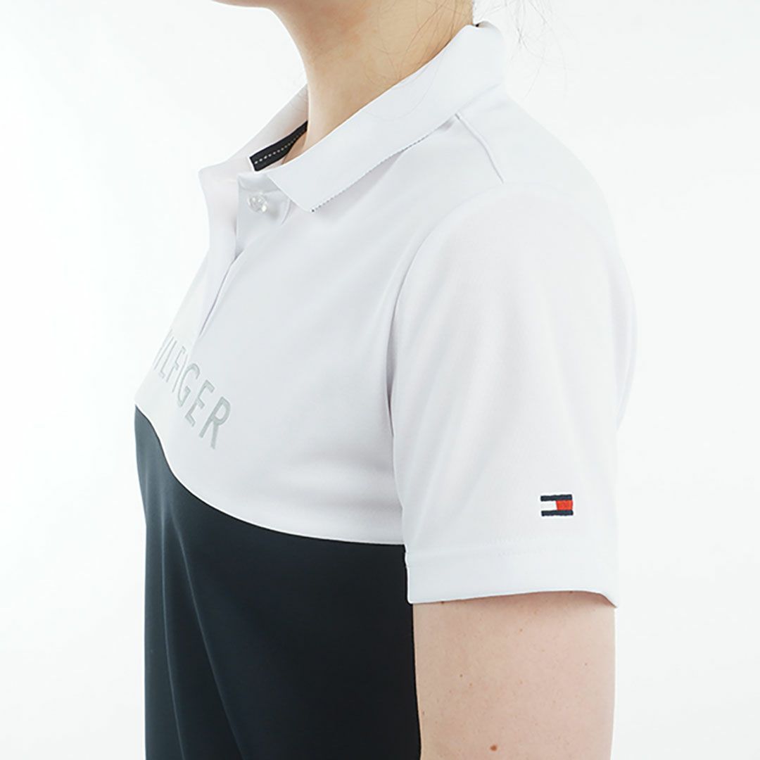 トミー ヒルフィガー ゴルフ Tommy Hilfiger Golf レディース レディース コントラストカラー 半袖ロゴポロシャツ THLA530 詳細11