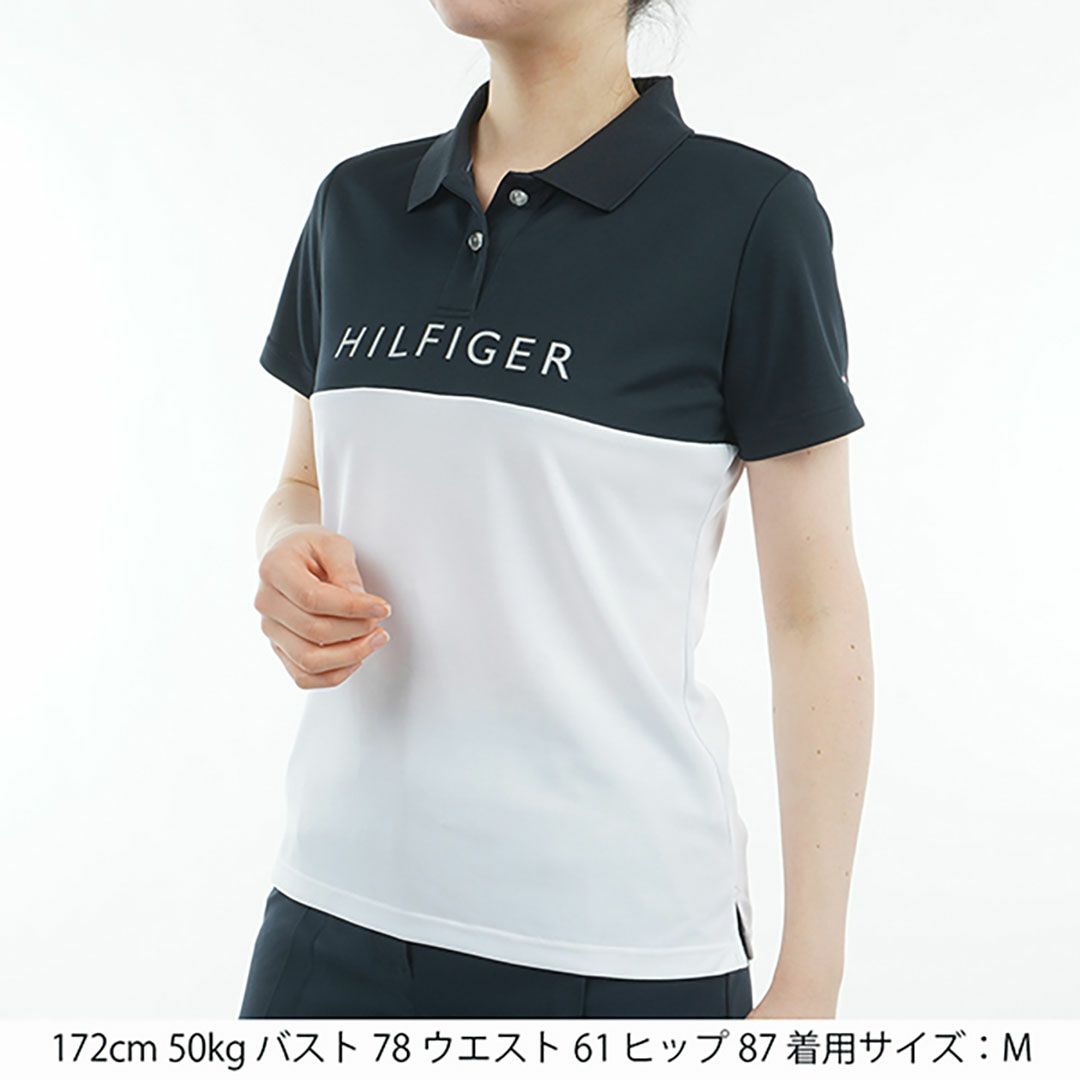 トミー ヒルフィガー ゴルフ Tommy Hilfiger Golf レディース レディース コントラストカラー 半袖ロゴポロシャツ THLA530 詳細14