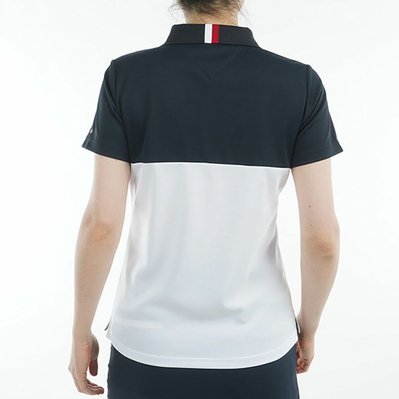 トミー ヒルフィガー ゴルフ Tommy Hilfiger Golf レディース レディース コントラストカラー 半袖ロゴポロシャツ THLA530 詳細15