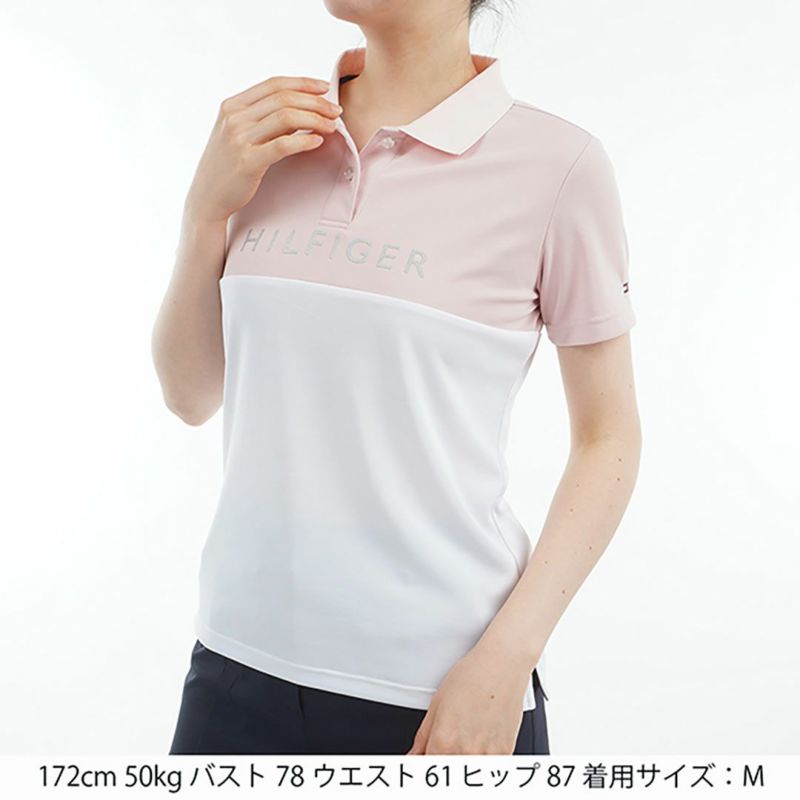トミー ヒルフィガー ゴルフ Tommy Hilfiger Golf レディース レディース コントラストカラー 半袖ロゴポロシャツ THLA530 詳細16