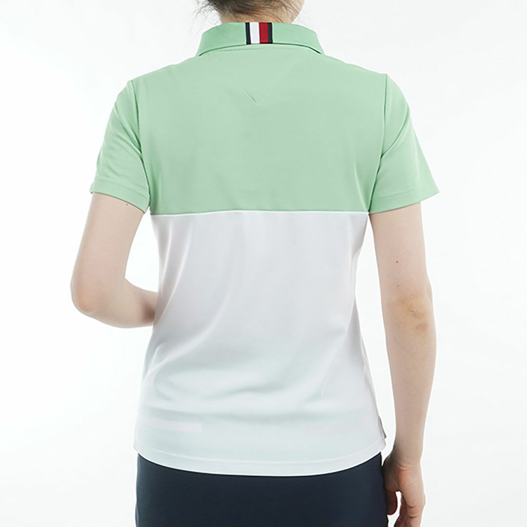トミー ヒルフィガー ゴルフ Tommy Hilfiger Golf レディース レディース コントラストカラー 半袖ロゴポロシャツ THLA530 詳細19