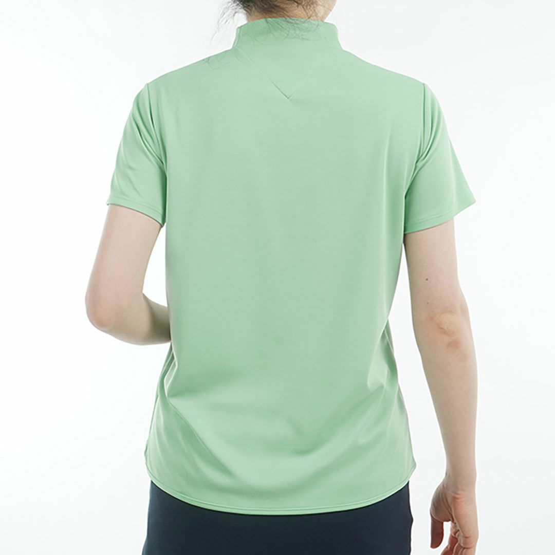 トミー ヒルフィガー ゴルフ Tommy Hilfiger Golf レディース レディース ラインロゴ 半袖モックネックシャツ THLA532 詳細8