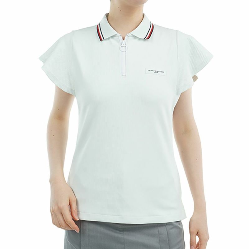 トミー ヒルフィガー ゴルフ Tommy Hilfiger Golf レディース レディース ハイテンション バタフライスリーブシャツ THLA533 詳細2