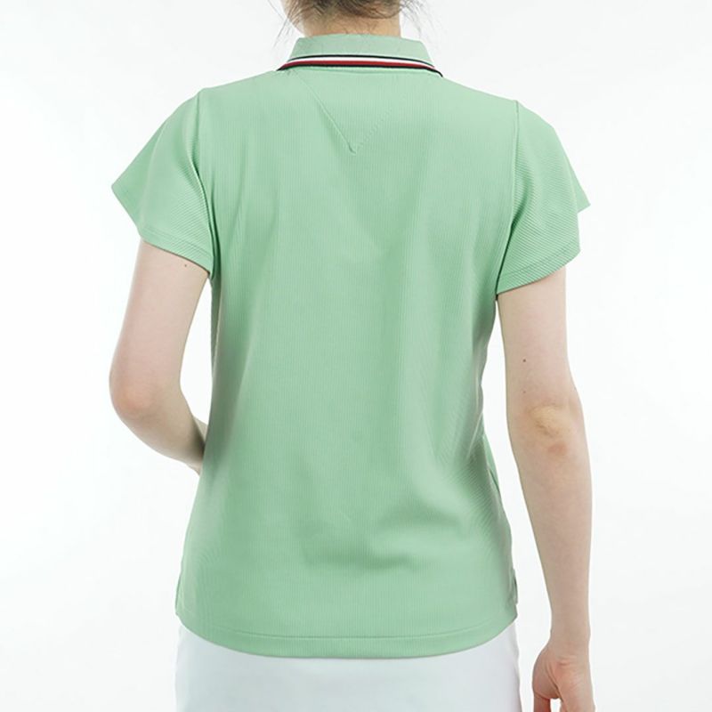 トミー ヒルフィガー ゴルフ Tommy Hilfiger Golf レディース レディース ハイテンション バタフライスリーブシャツ THLA533 詳細18