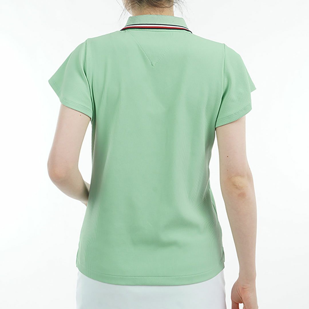 トミー ヒルフィガー ゴルフ Tommy Hilfiger Golf レディース レディース ハイテンション バタフライスリーブシャツ THLA533 詳細18