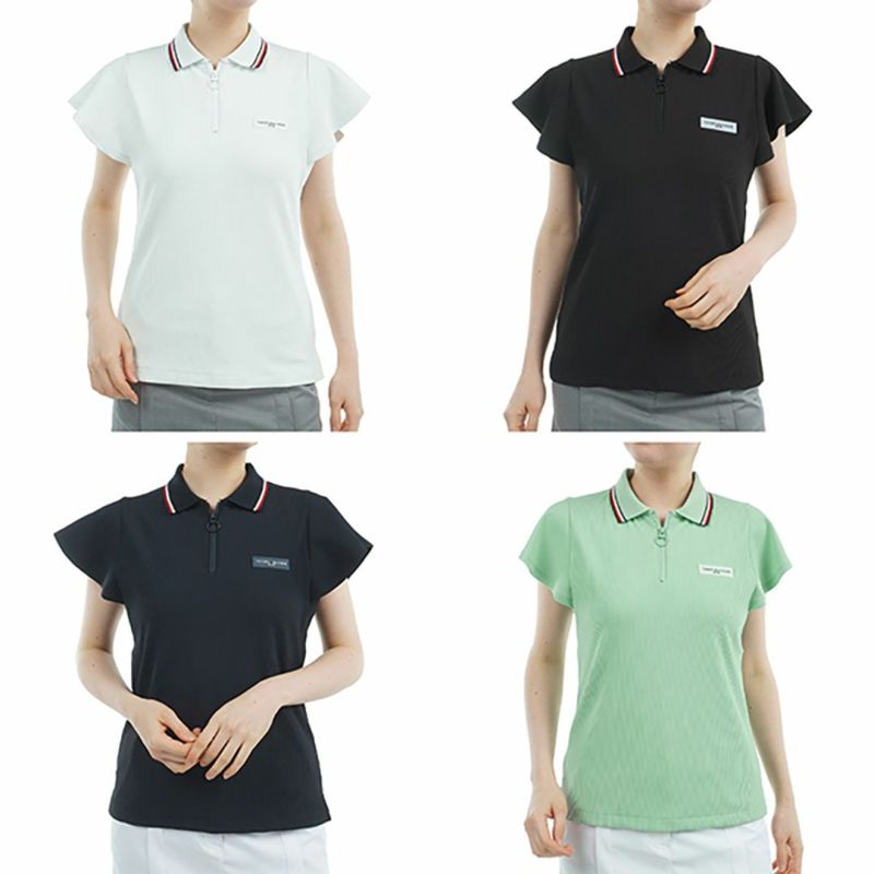 トミー ヒルフィガー ゴルフ Tommy Hilfiger Golf レディース レディース ハイテンション バタフライスリーブシャツ THLA533 詳細19