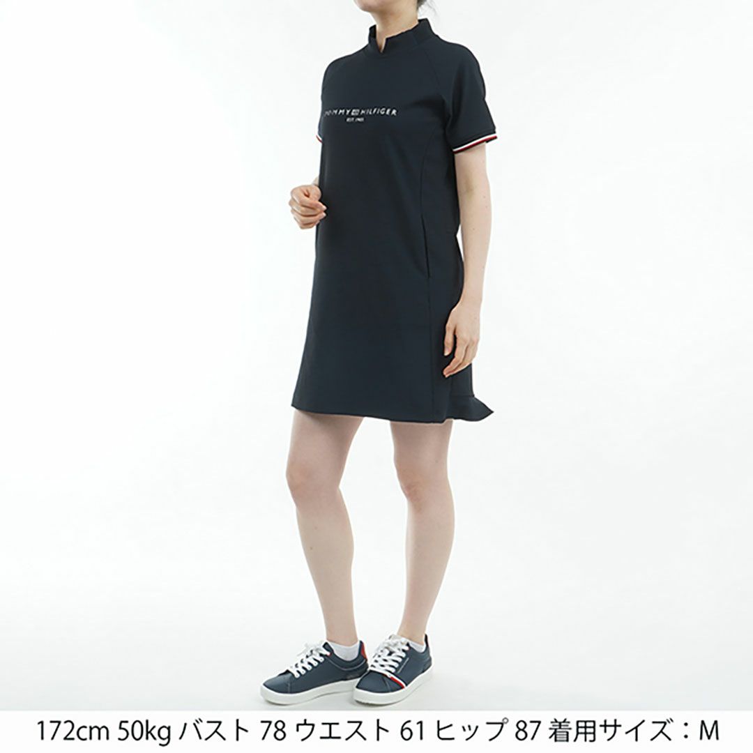 トミー ヒルフィガー ゴルフ Tommy Hilfiger Golf レディース レディース ハイテンションモックネック Aラインワンピース THLA534 詳細18