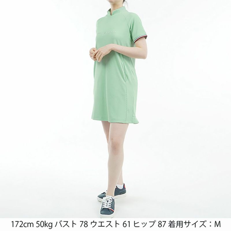 トミー ヒルフィガー ゴルフ Tommy Hilfiger Golf レディース レディース ハイテンションモックネック Aラインワンピース THLA534 詳細20