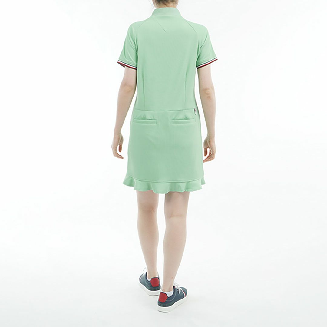 トミー ヒルフィガー ゴルフ Tommy Hilfiger Golf レディース レディース ハイテンションモックネック Aラインワンピース THLA534 詳細21