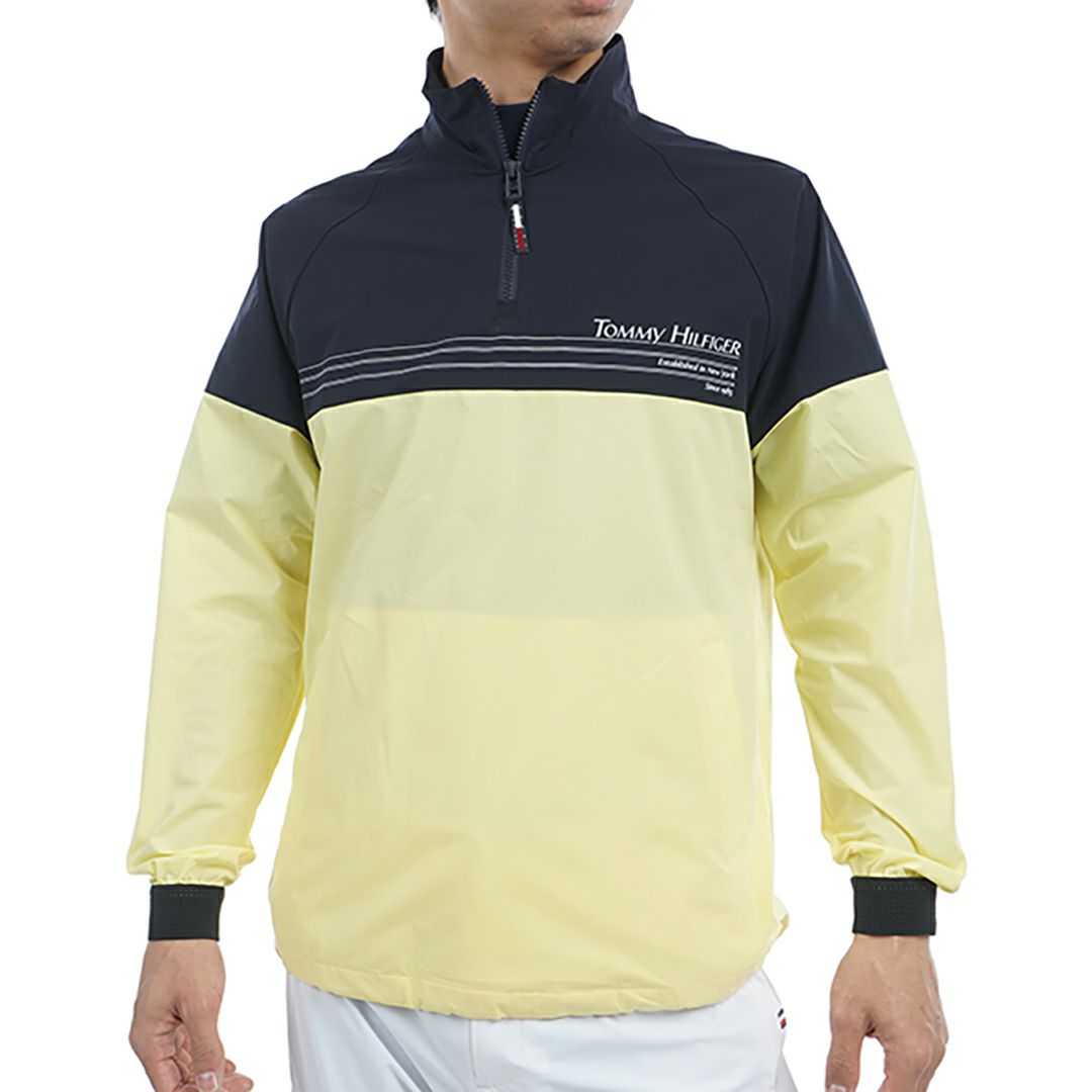 トミー ヒルフィガー ゴルフ Tommy Hilfiger Golf メンズ メンズ ハーフジップ ブルゾン THMA501 詳細3