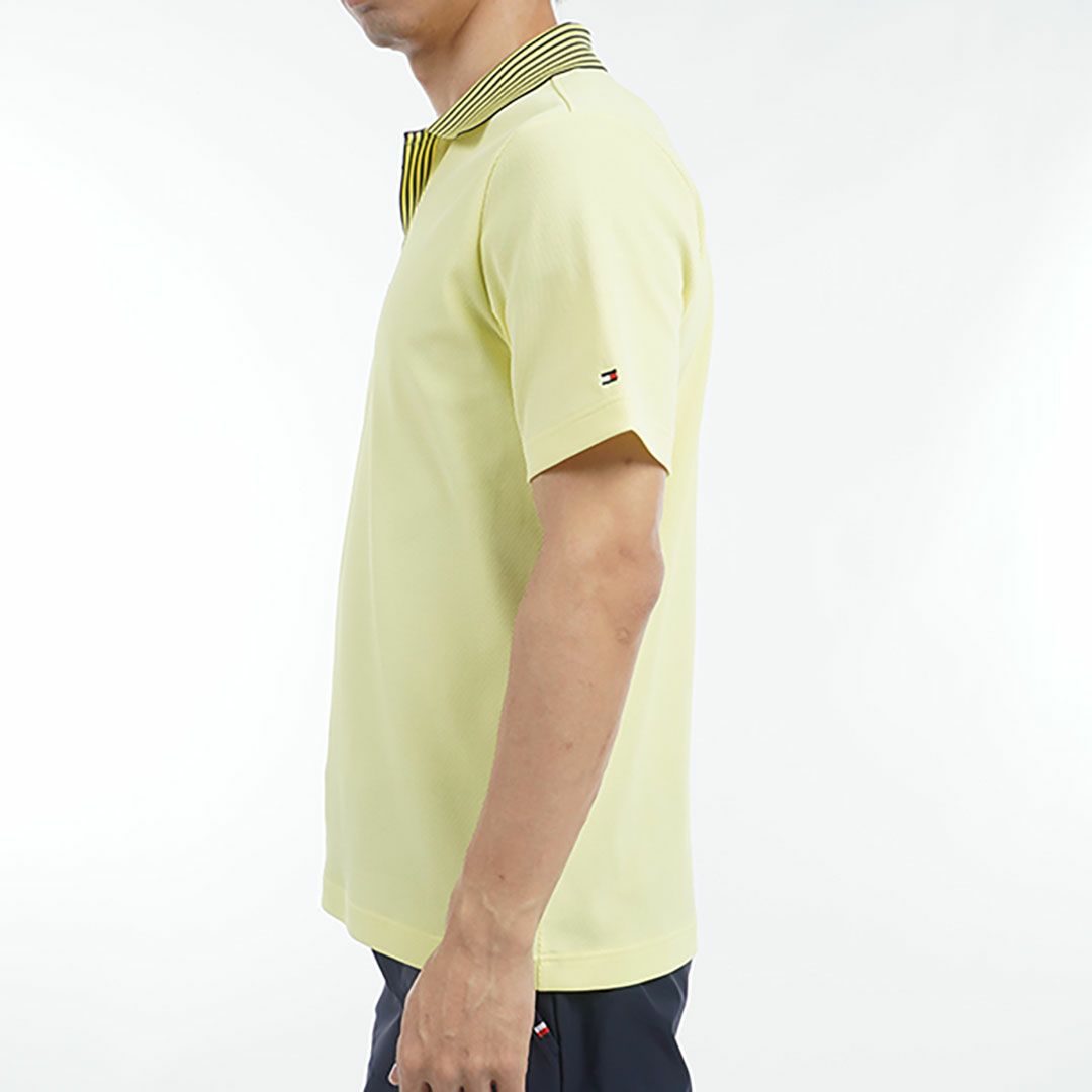 トミー ヒルフィガー ゴルフ Tommy Hilfiger Golf メンズ メンズ ビッグ鹿の子 スキッパーポロシャツ THMA502 詳細7