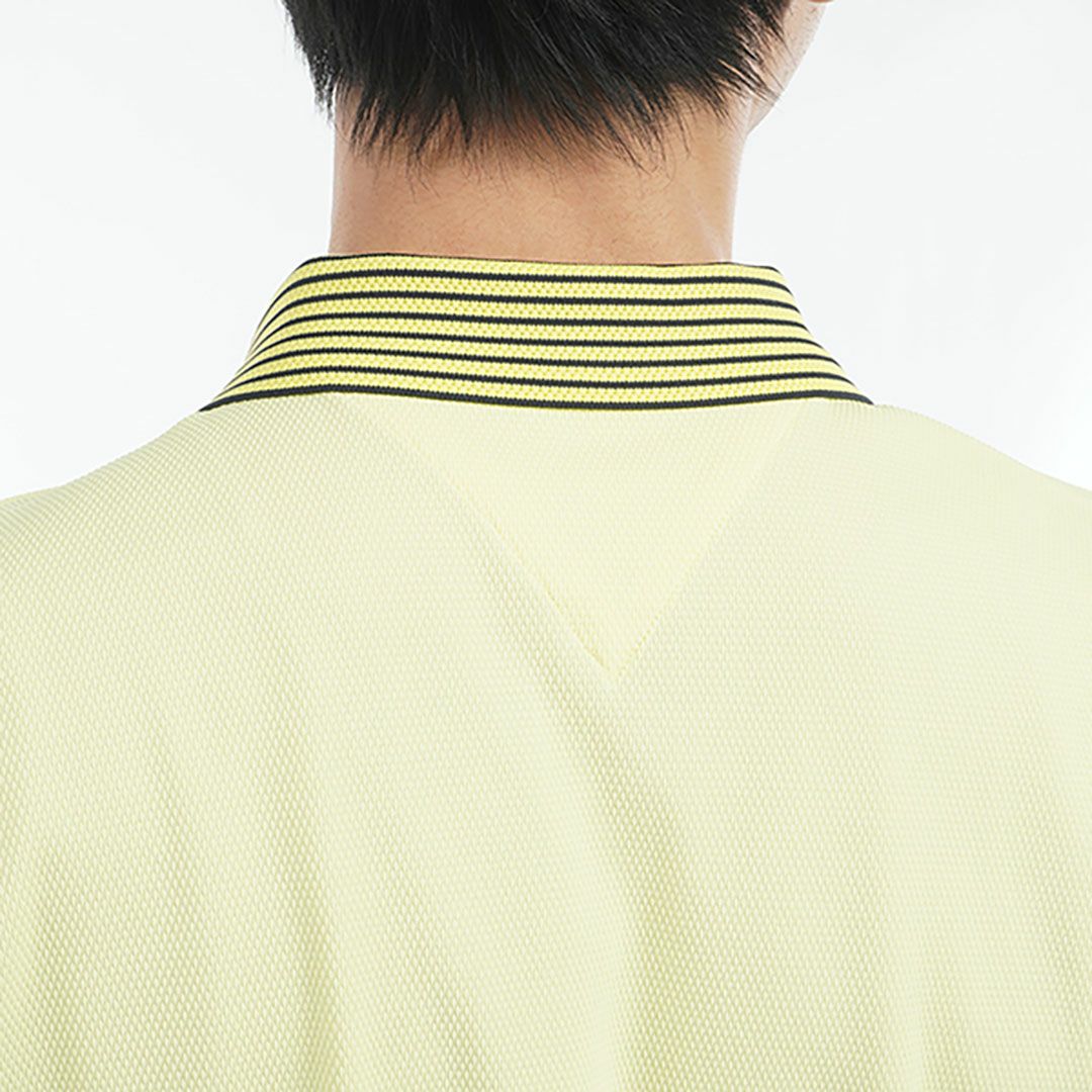 トミー ヒルフィガー ゴルフ Tommy Hilfiger Golf メンズ メンズ ビッグ鹿の子 スキッパーポロシャツ THMA502 詳細12