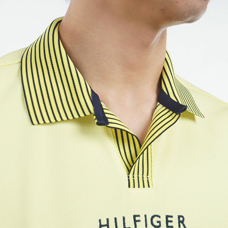 トミー ヒルフィガー ゴルフ Tommy Hilfiger Golf メンズ メンズ ビッグ鹿の子 スキッパーポロシャツ THMA502 詳細13