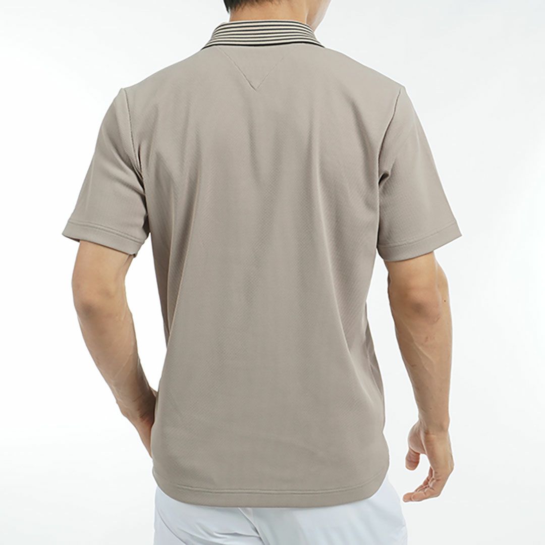 トミー ヒルフィガー ゴルフ Tommy Hilfiger Golf メンズ メンズ ビッグ鹿の子 スキッパーポロシャツ THMA502 詳細18