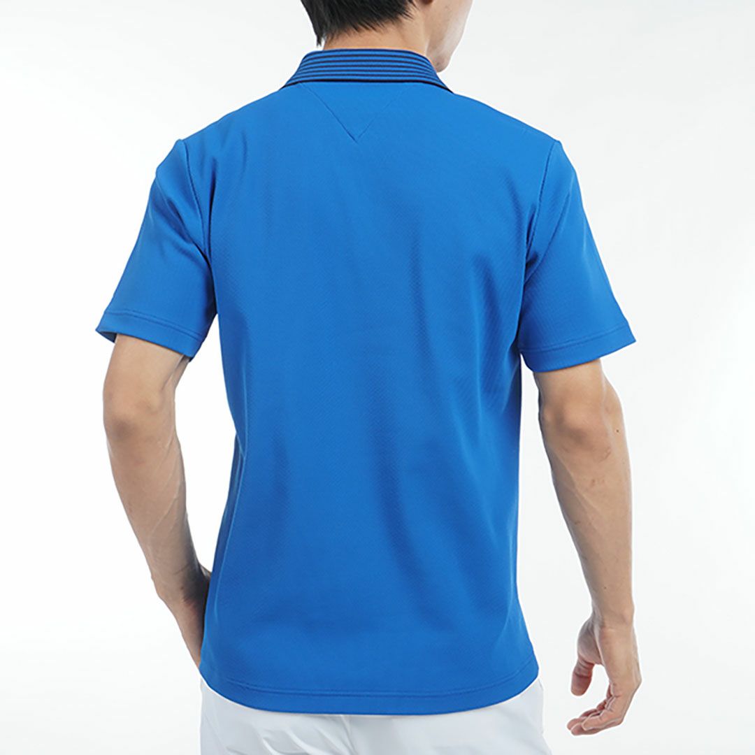 トミー ヒルフィガー ゴルフ Tommy Hilfiger Golf メンズ メンズ ビッグ鹿の子 スキッパーポロシャツ THMA502 詳細22