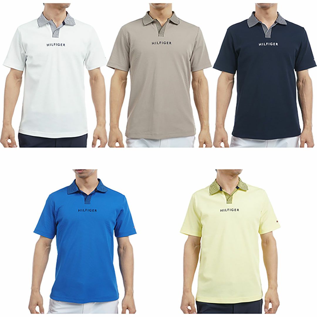 トミー ヒルフィガー ゴルフ Tommy Hilfiger Golf メンズ メンズ ビッグ鹿の子 スキッパーポロシャツ THMA502 詳細23